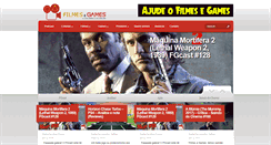 Desktop Screenshot of filmesegames.com.br