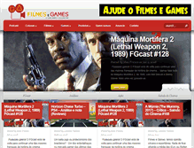 Tablet Screenshot of filmesegames.com.br